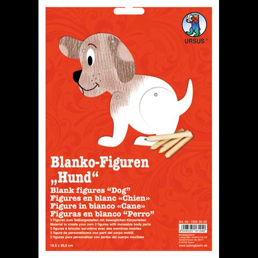 Blanco-Figuren 350gr  19,5x20,5cm- Hund